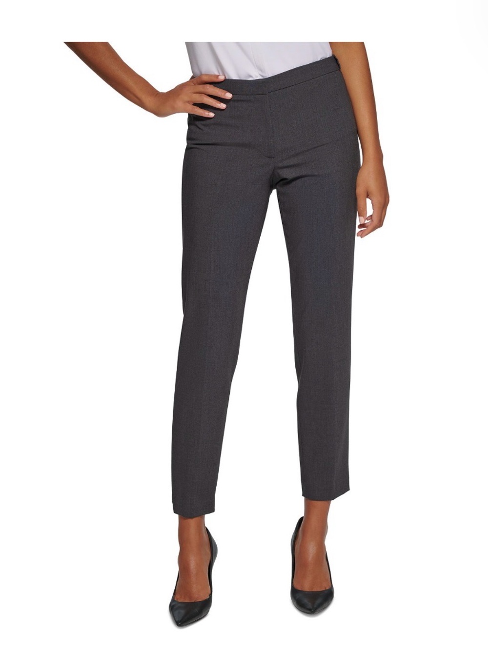 Calvin Klein Classic Black Women's Stretch Highline Ponte Pants